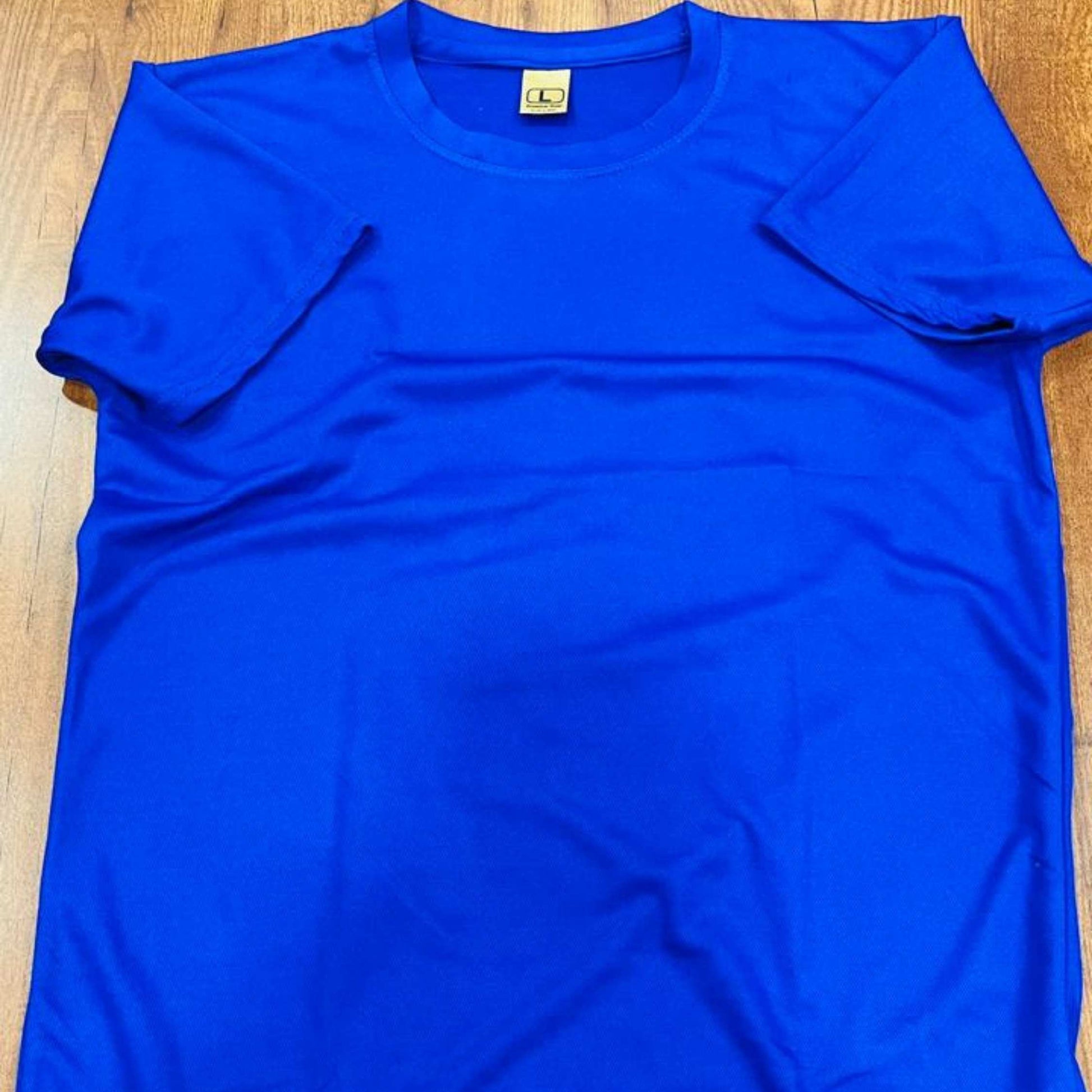 Lightweight corporate round neck T-shirt for uniforms, events, and promotional use