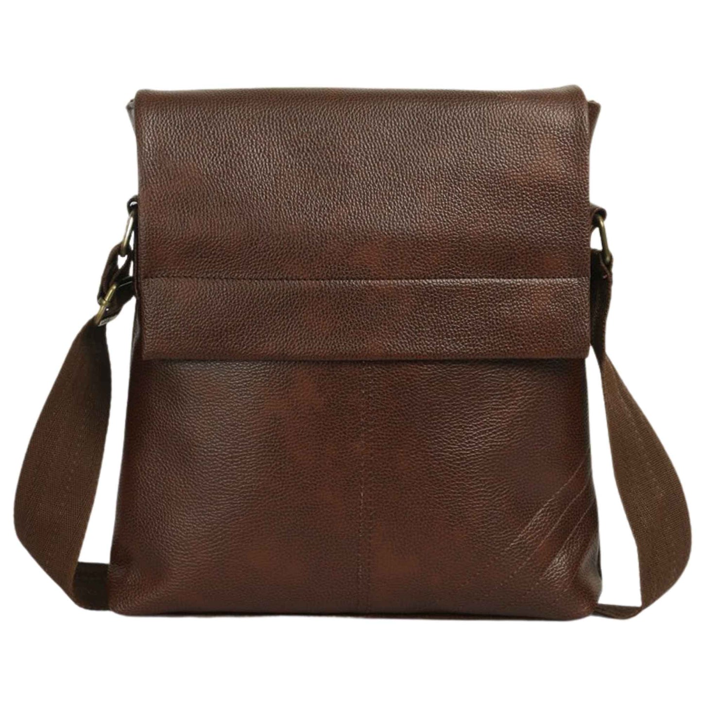 Premium Leather Look Crossbody Sling Bag for Men | Stylish Office & Travel Side Bag with Adjustable Strap