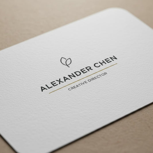 Premium Textured Paper Business Cards | Elegant Minimal Visiting Card Printing for Corporate & Professionals