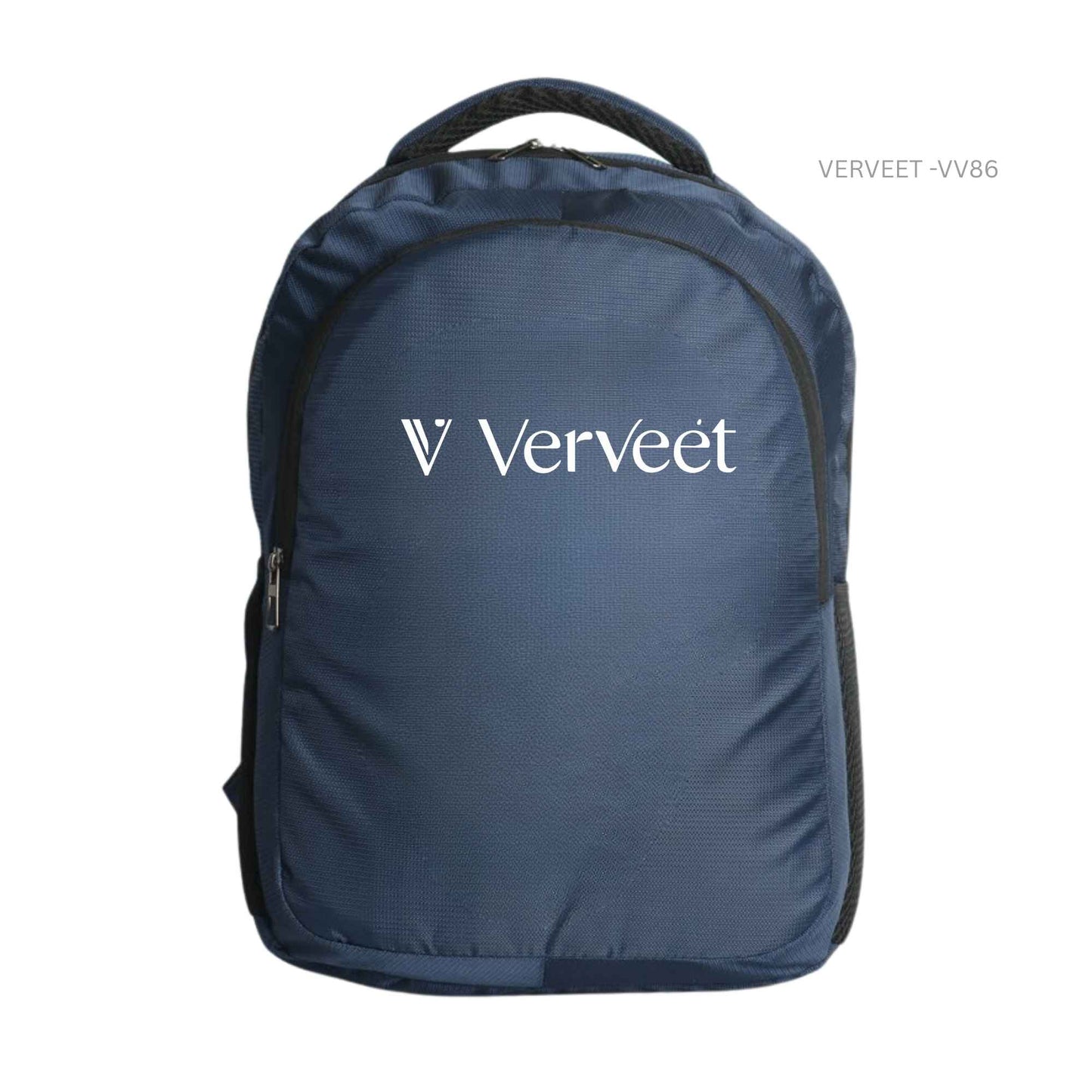 VERVEET Navy Blue Laptop Backpack | Lightweight Office & Corporate Backpack