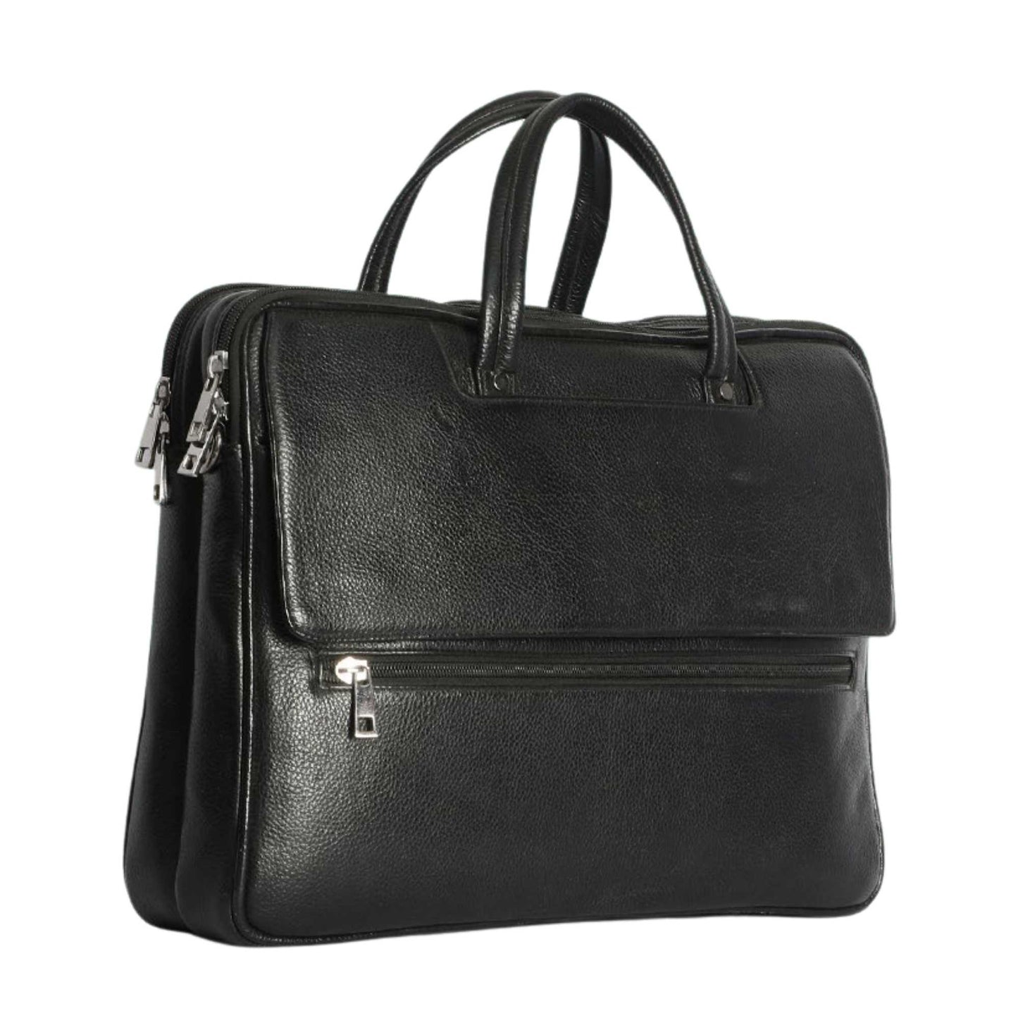 Premium Office Laptop Bag for Men & Women | Stylish Professional Work Bag with Multiple Compartments | Durable PU Leather / Fabric Briefcase
