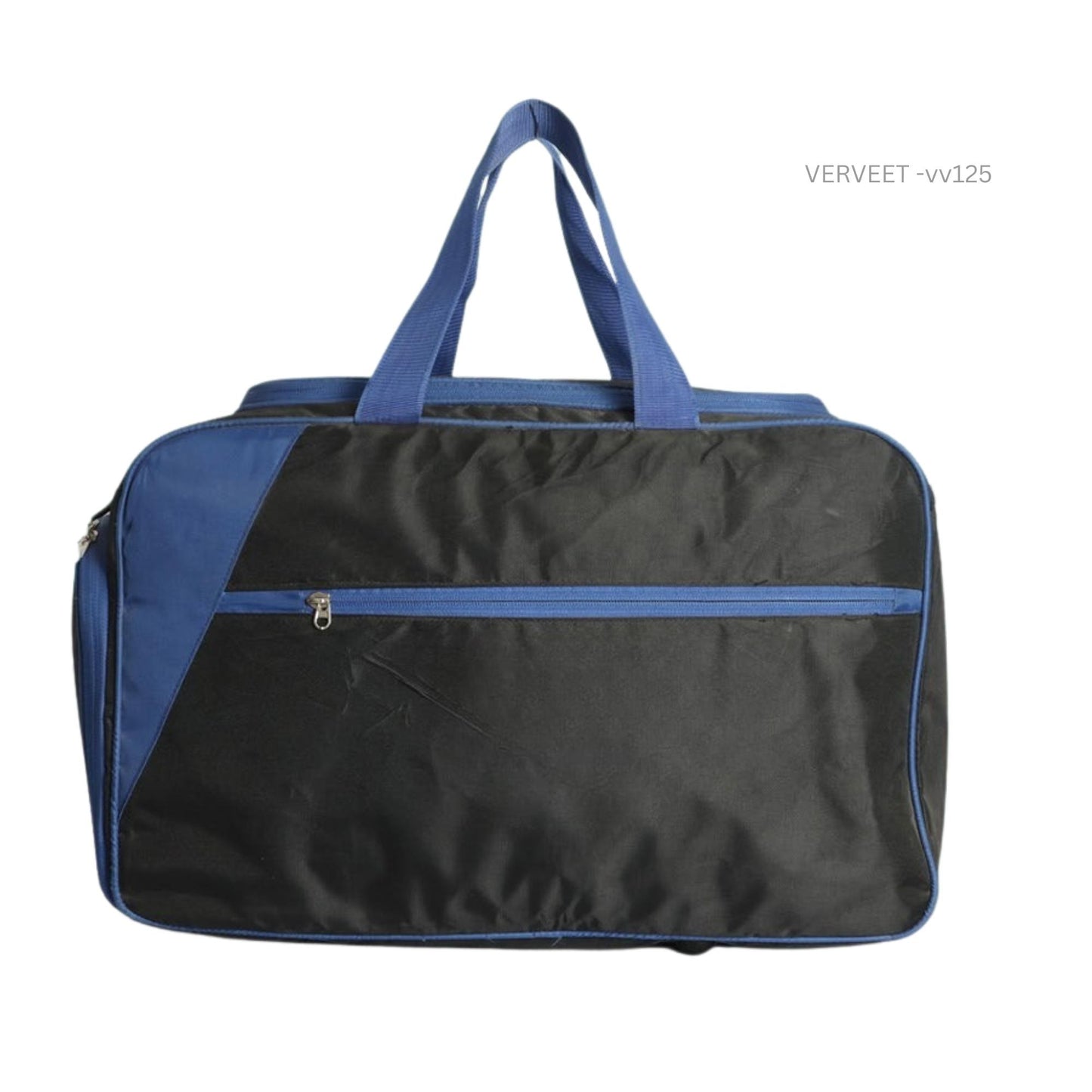 Professional Travel & Office Duffel Bag with Zipper Pocket | Blue-Black Carry Bag – VERVEET VV125