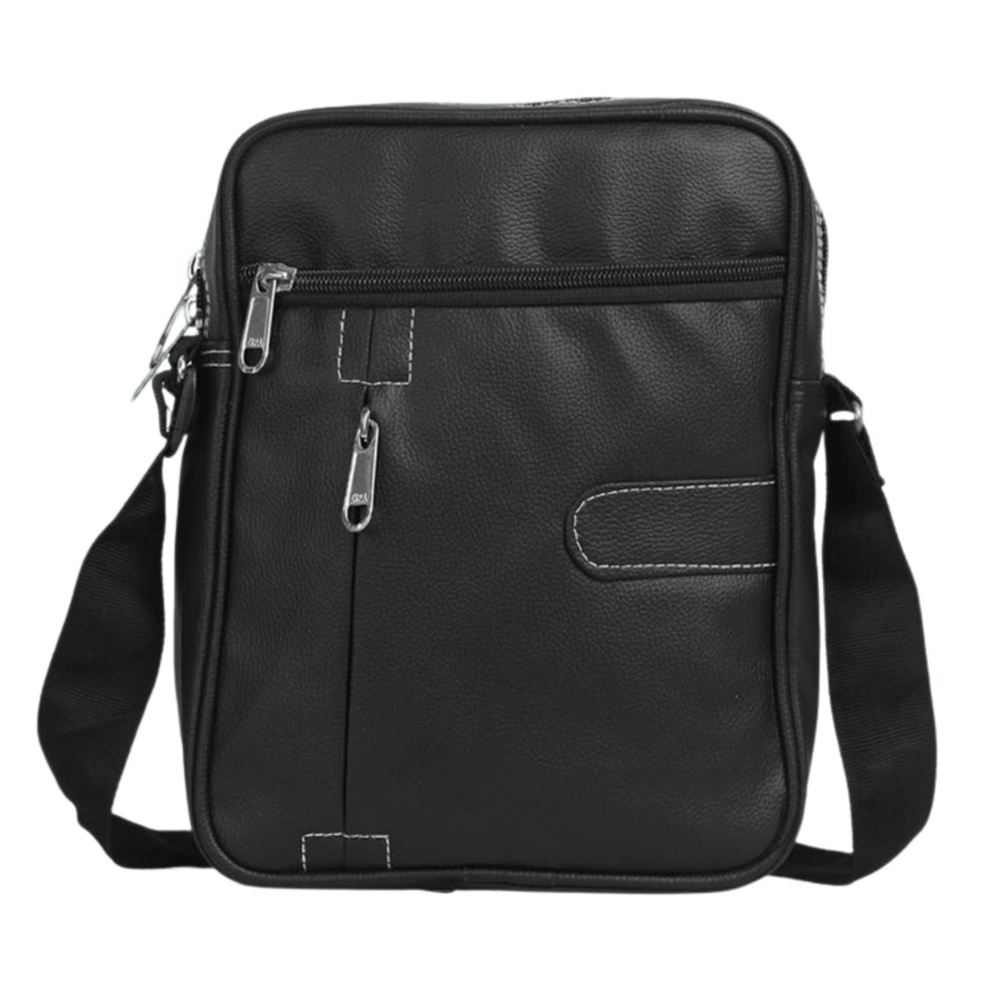 Premium Leather Crossbody Sling Bag for Men | Stylish Office & Travel Shoulder Bag with Multiple Compartments