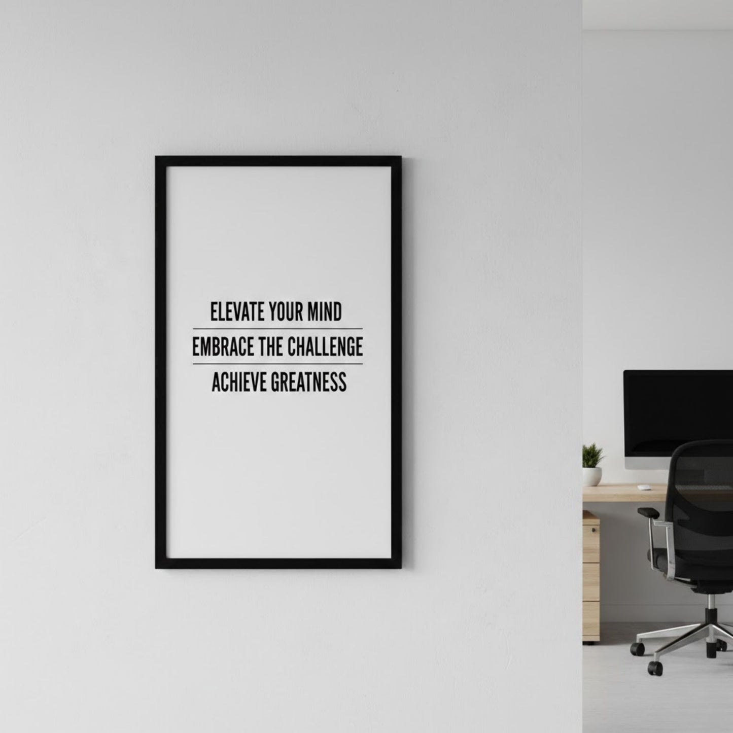 Vertical office wall photo frame for displaying certificates, photos, and professional achievements