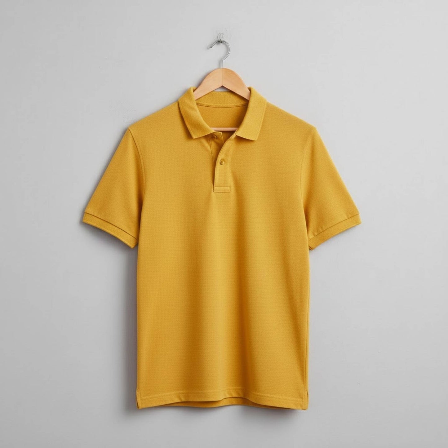 Office wear polo T-shirt in 240 GSM fabric, durable corporate uniform polo T-shirt for branding and daily office use