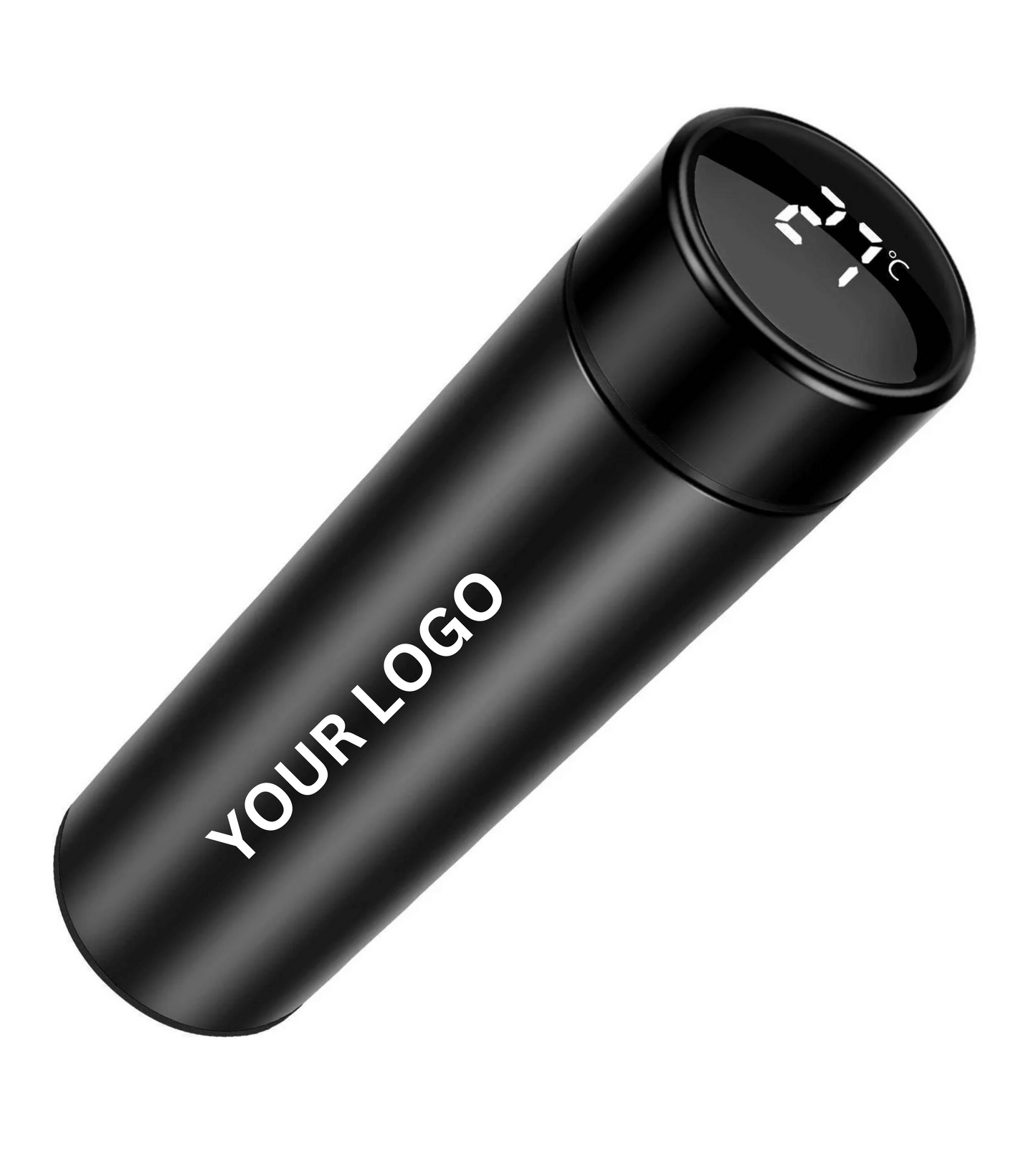 Personalized Stainless Steel Water Bottle with Smart LED Temperature Display | Insulated Vacuum Flask