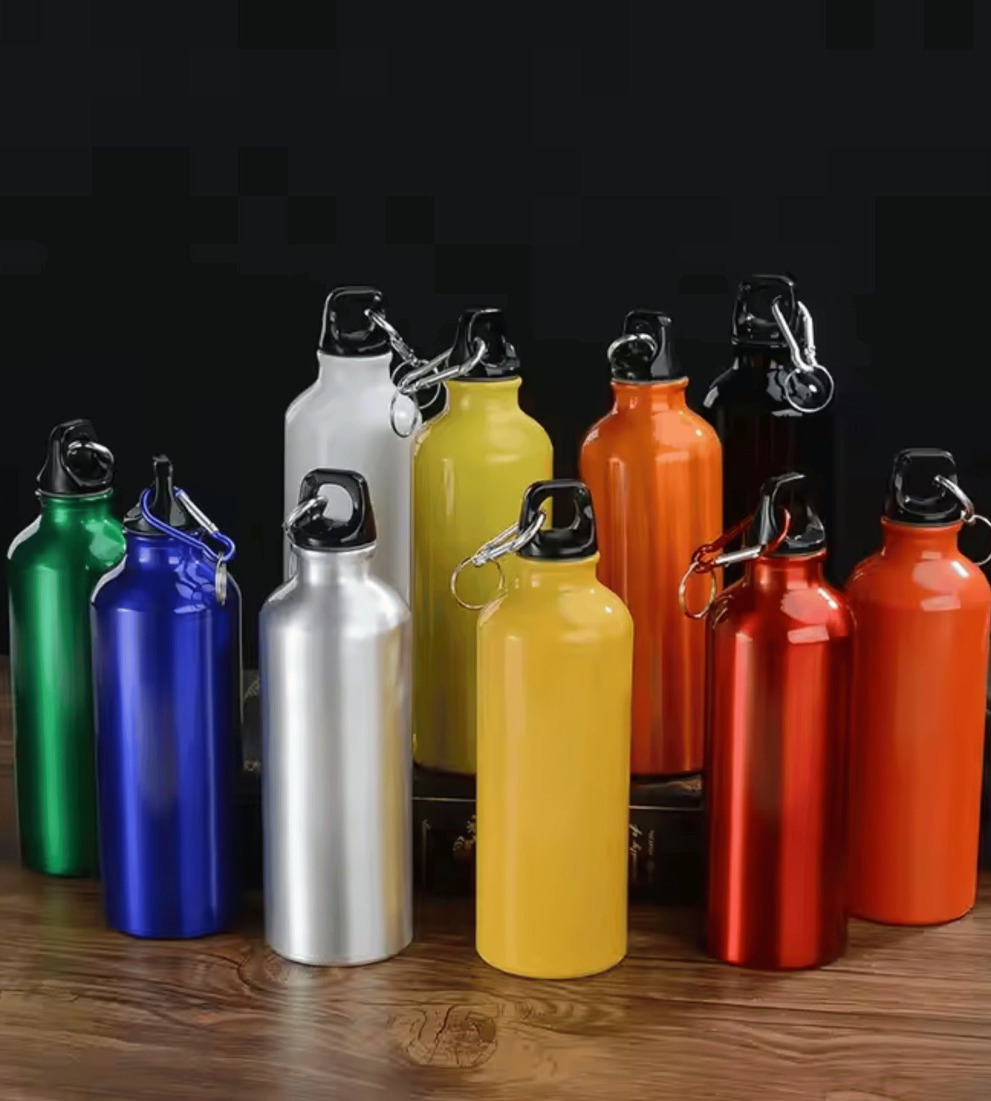 Custom Logo Aluminum Water Bottle – Personalized Sports Bottle for Business Gifts