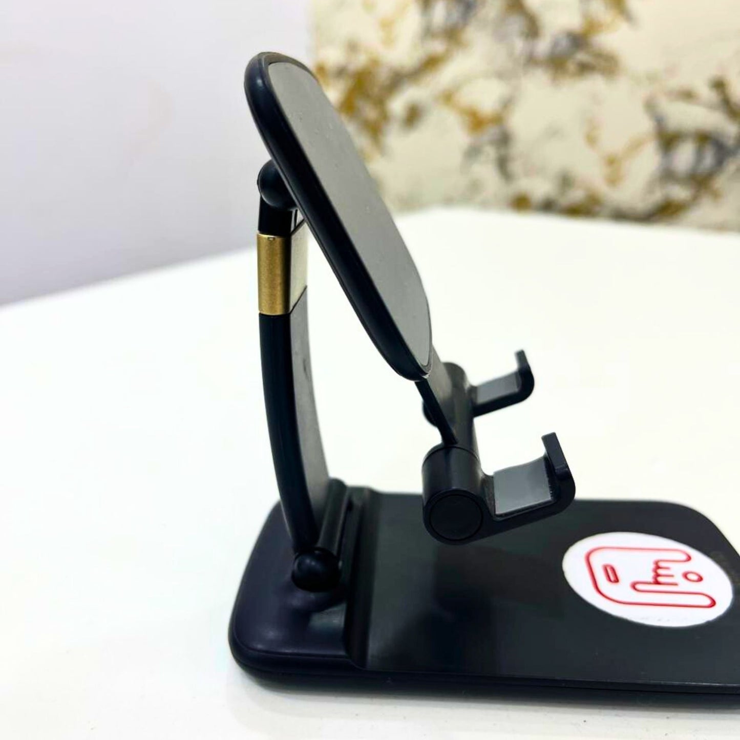 Adjustable Mobile Stand for Desk | Foldable Phone Holder with Strong Base