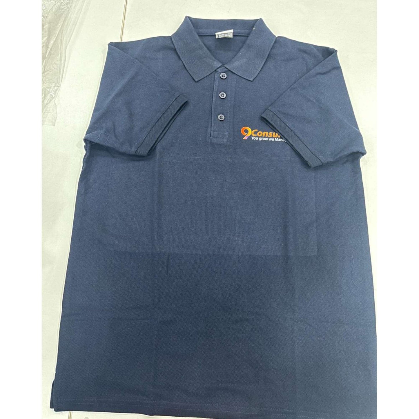 Poly Cotton Matty T-Shirts with Logo Printing for Corporate Uniforms