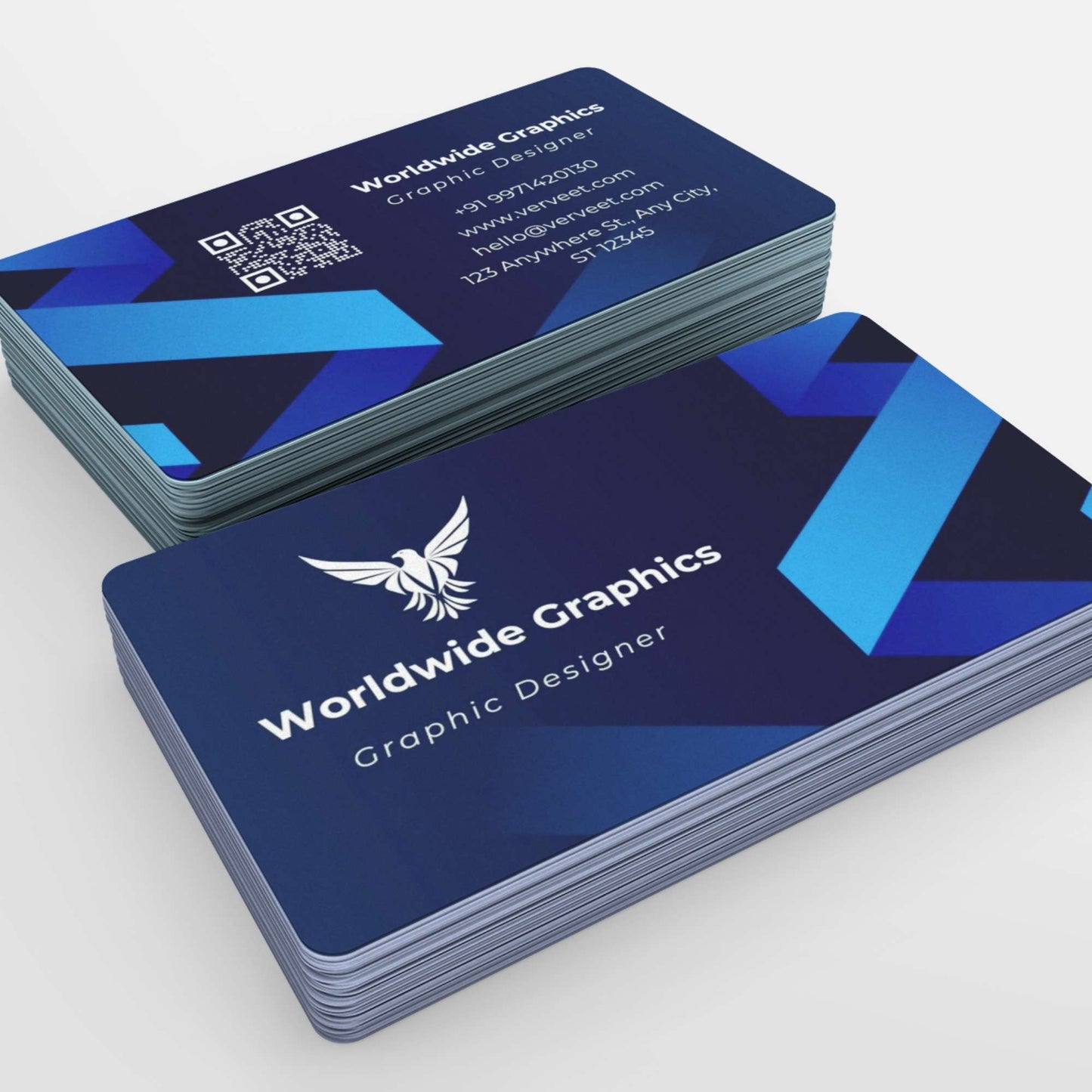 Luxury Velvet Paper Visiting Card for Graphic Designers – Rounded Corner