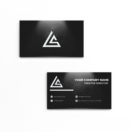 Premium Velvet Paper Visiting Card for Filmmakers & Directors – Square Corner