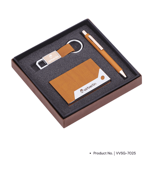 Premium Gift Set VVSG-7025 | Card Holder, Keychain & Pen