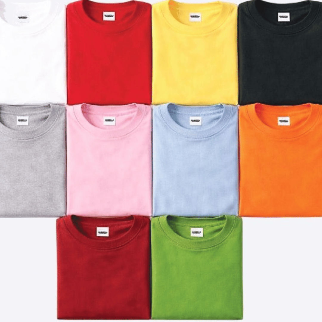 Sublimation Cotton Feel Round Neck T-Shirt – Heavy 200-220 GSM