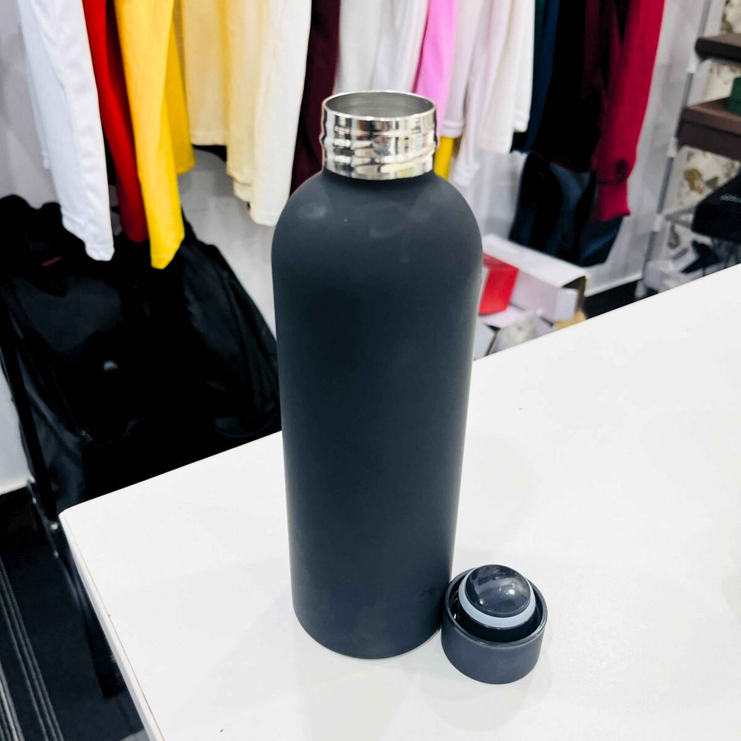 Verveet Customized Matte Finish Stainless Steel Vacuum Bottle | Insulated Hot & Cold Water Flask