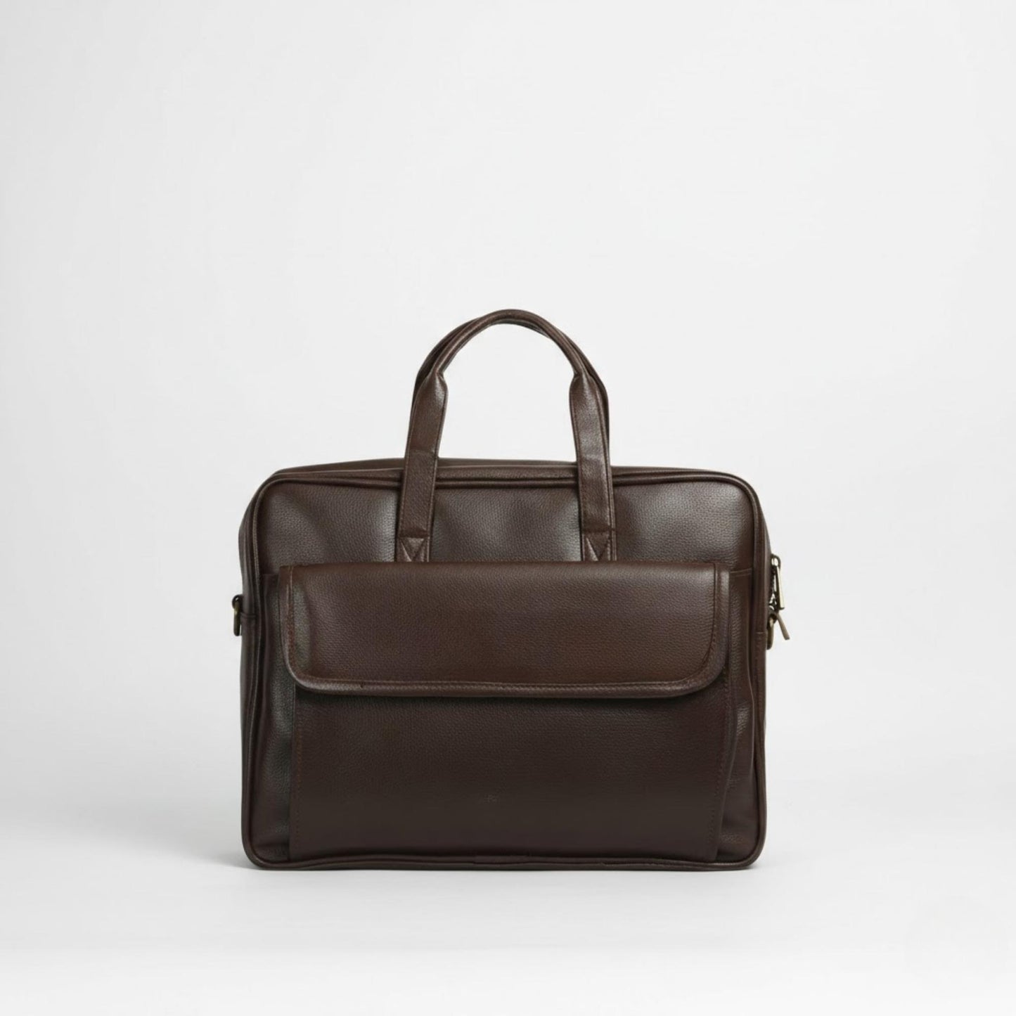 Premium Leather Laptop Office Bag for Men | Professional Business Briefcase with Multiple Compartments | Hand & Shoulder Carry Work Bag