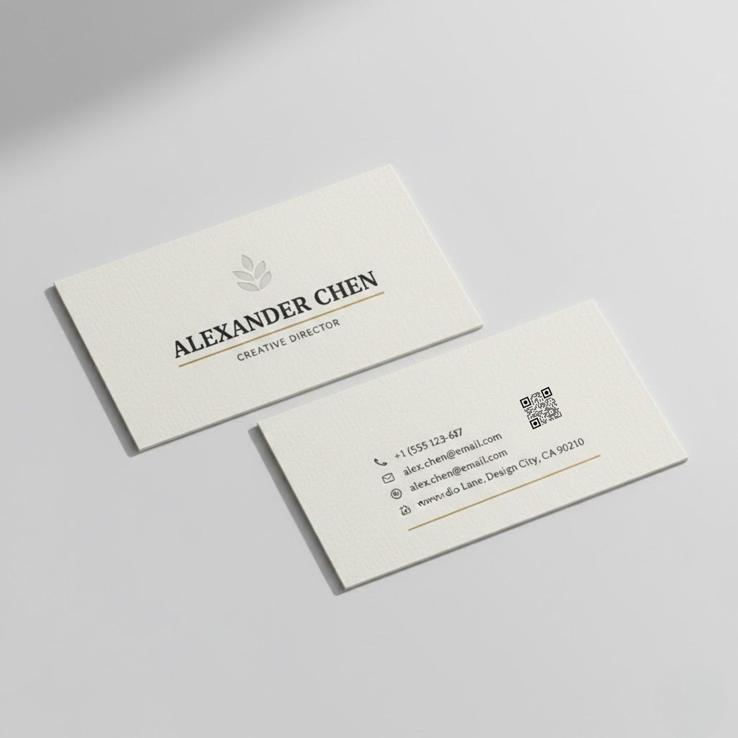 Premium Textured Paper Business Cards | Elegant Minimal Visiting Card Printing for Corporate & Professionals
