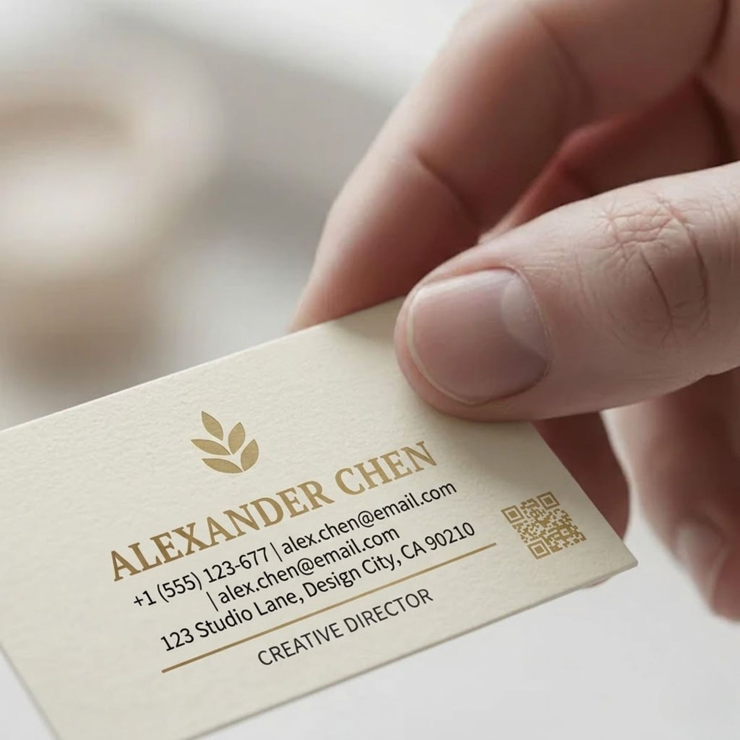 Premium Textured Paper Business Cards | Elegant Minimal Visiting Card Printing for Corporate & Professionals