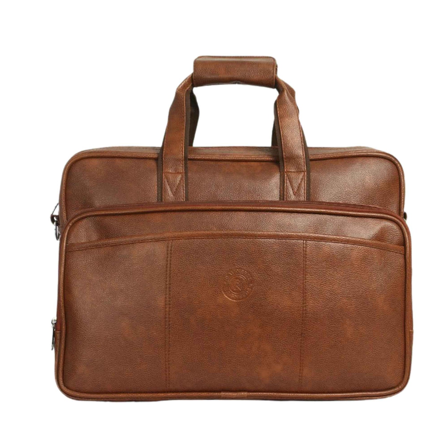 Premium Leather Laptop Office Bag for Men | Stylish Business Briefcase with Multiple Compartments | Professional Work & Travel Bag