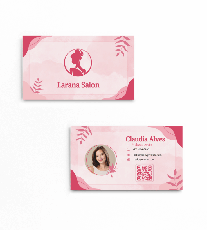 Visiting Card for Makeup Artist | Premium Quality | 250 GSM