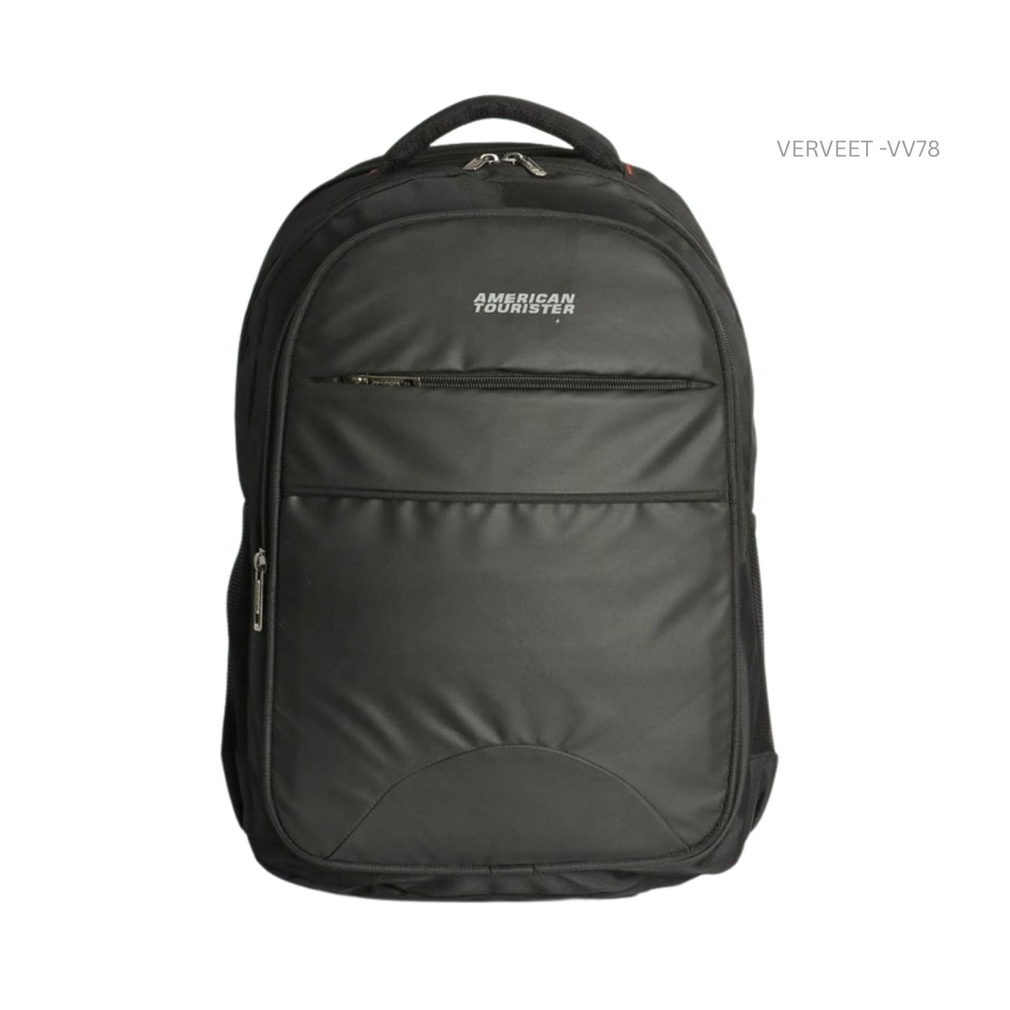 Black Laptop Backpack with Dual Compartments | Office, College & Travel Bag (Model: VERVEET-VV78)