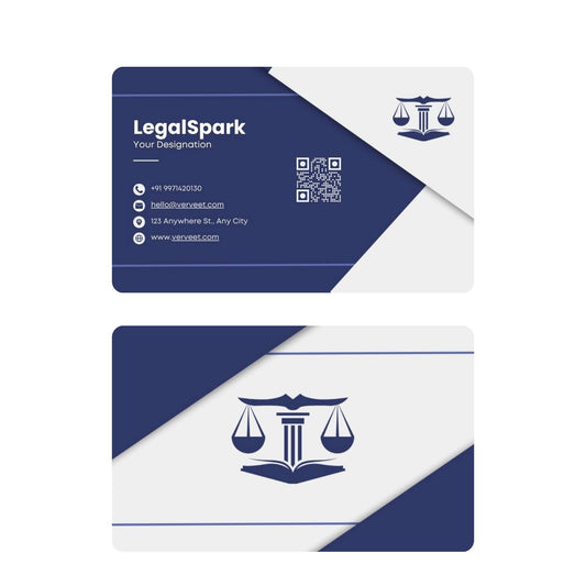 Velvet Paper Visiting Card for Lawyers & Advocates – 350 GSM Rounded Corner | Premium Legal Card