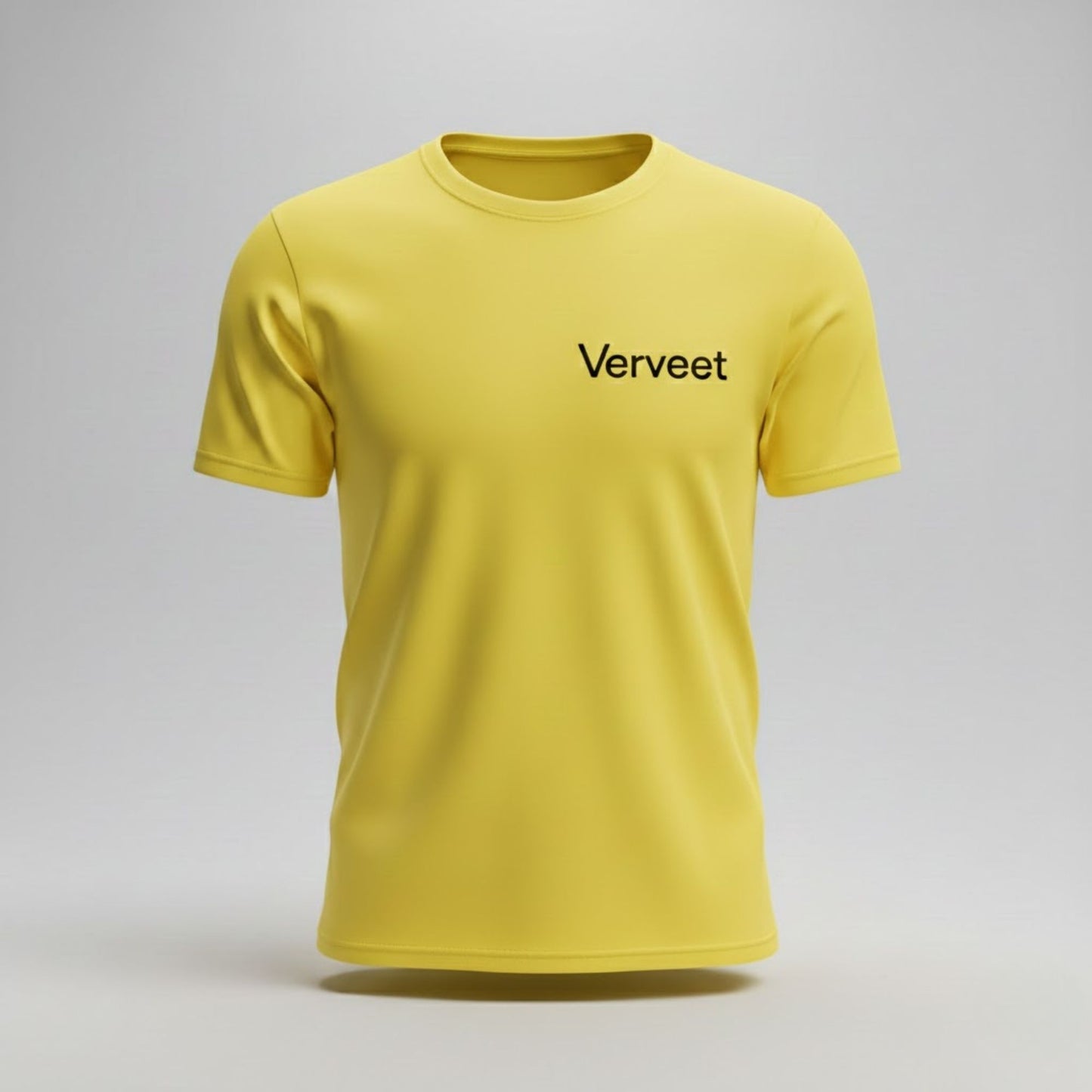 Sarena polyester dry-fit T-shirt with lightweight breathable fabric for sports, fitness, and event wear