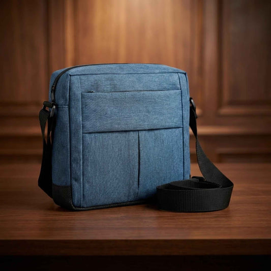 Premium Side Sling Bag with 3 Compartments | Compact Office & Travel Sling Bag