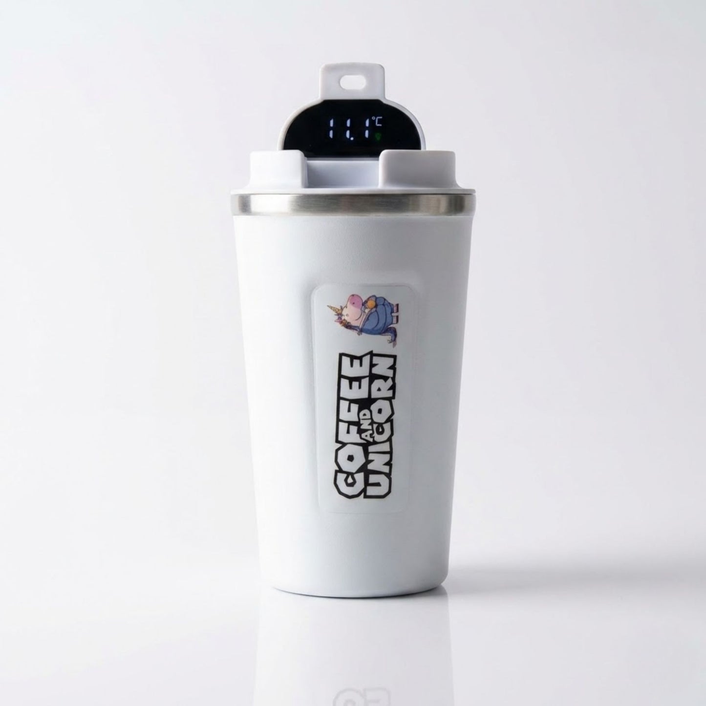 LED Temperature Display Vacuum Coffee Mug 500 ml | Smart Insulated Travel Mug