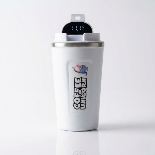 LED Temperature Display Vacuum Coffee Mug 500 ml | Smart Insulated Travel Mug