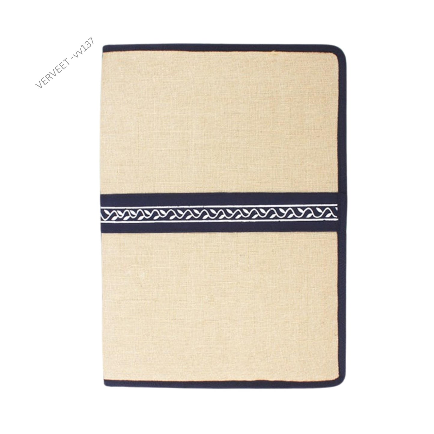 Eco-Friendly Jute Laptop Sleeve with Flap Closure | Handmade Sustainable Office & Corporate Gift Bag