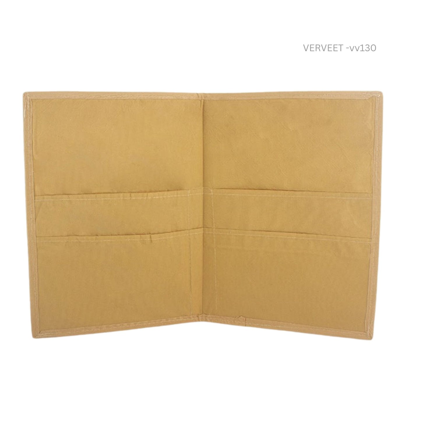 Eco-Friendly Fabric Document Folder with Button Closure | Minimal Corporate File Folder