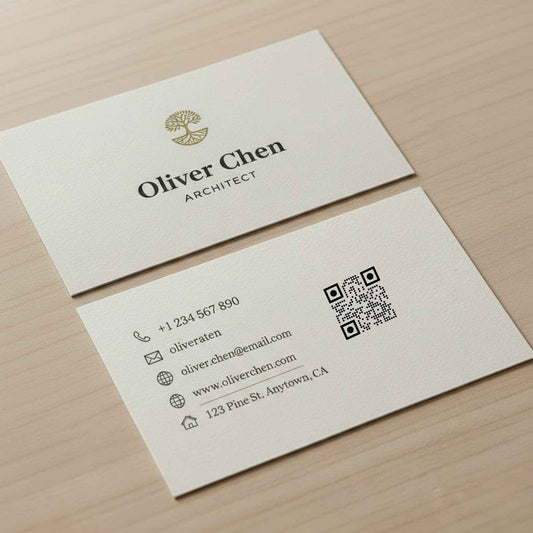 Premium Textured Paper Business Cards | Elegant Luxury Visiting Cards