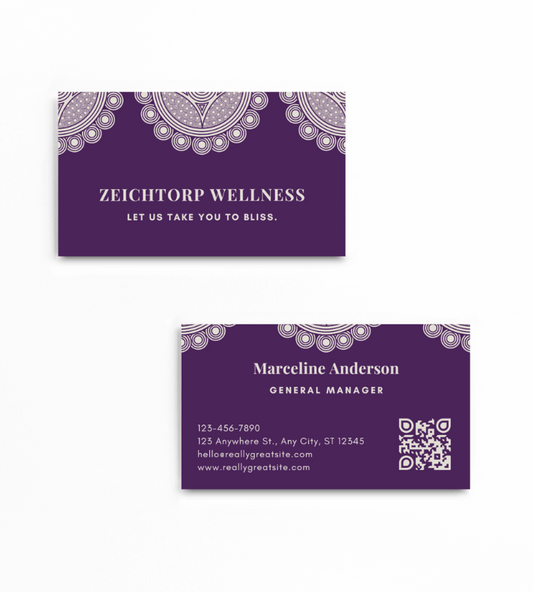 Visiting Card for Therapist | Premium Quality | 250 GSM