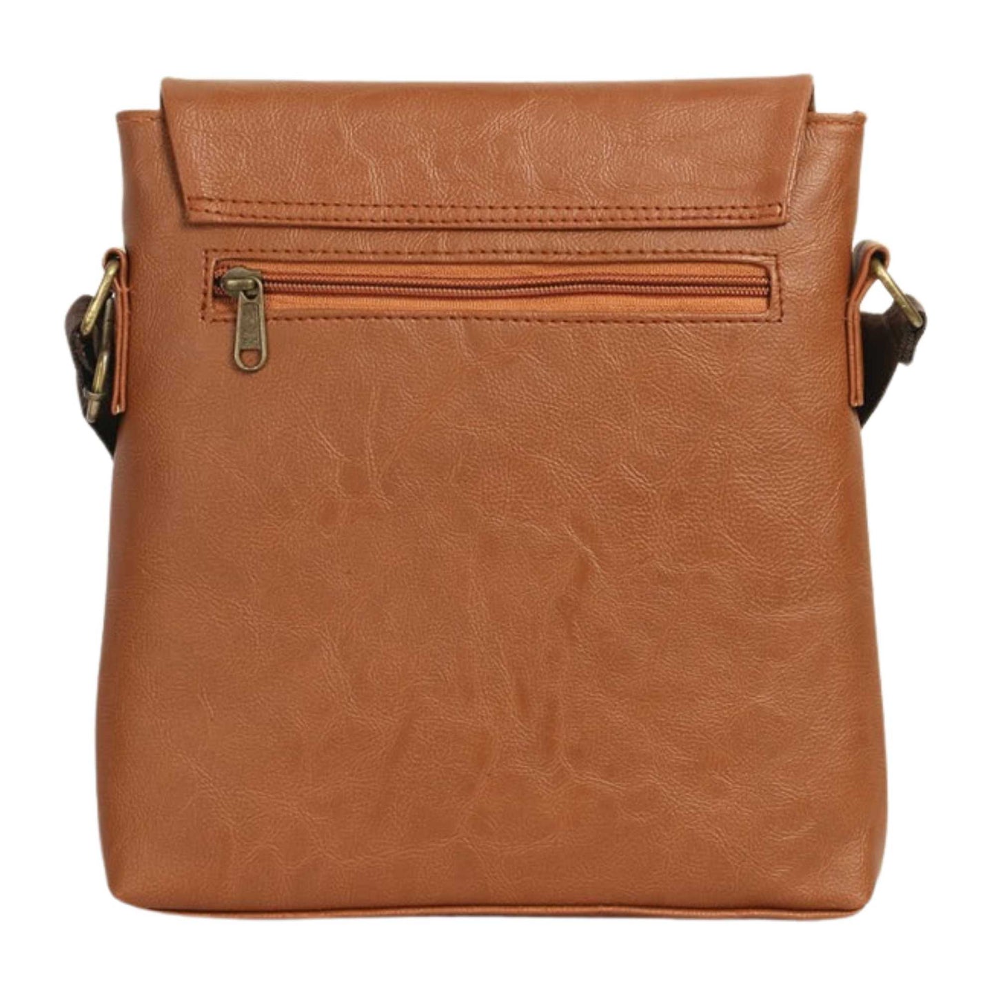Verveet Premium Leather Sling Bag for Men | Stylish Crossbody Office & Travel Bag with Adjustable Strap