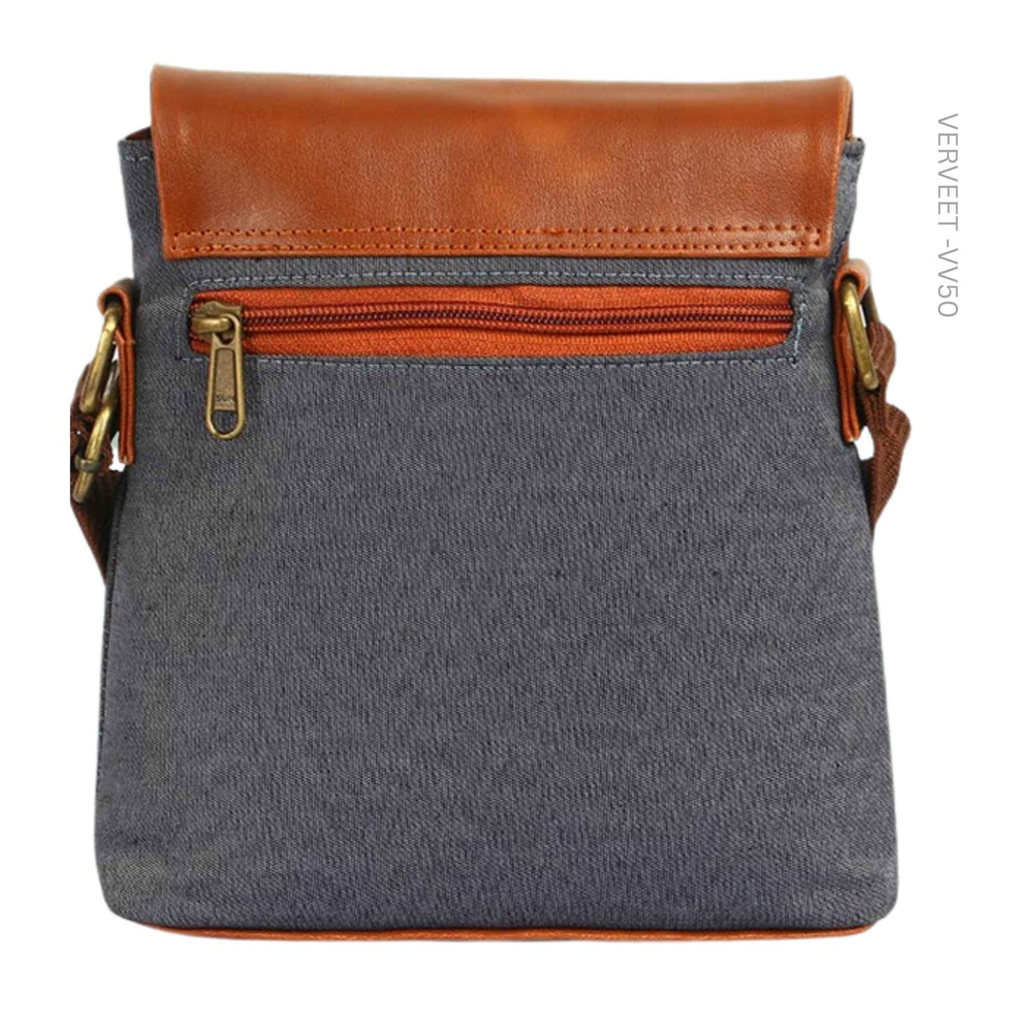 Verveet Premium PU Leather Sling Bag for Men | Stylish Crossbody Shoulder Bag with Adjustable Strap | Office, Travel & Daily Use