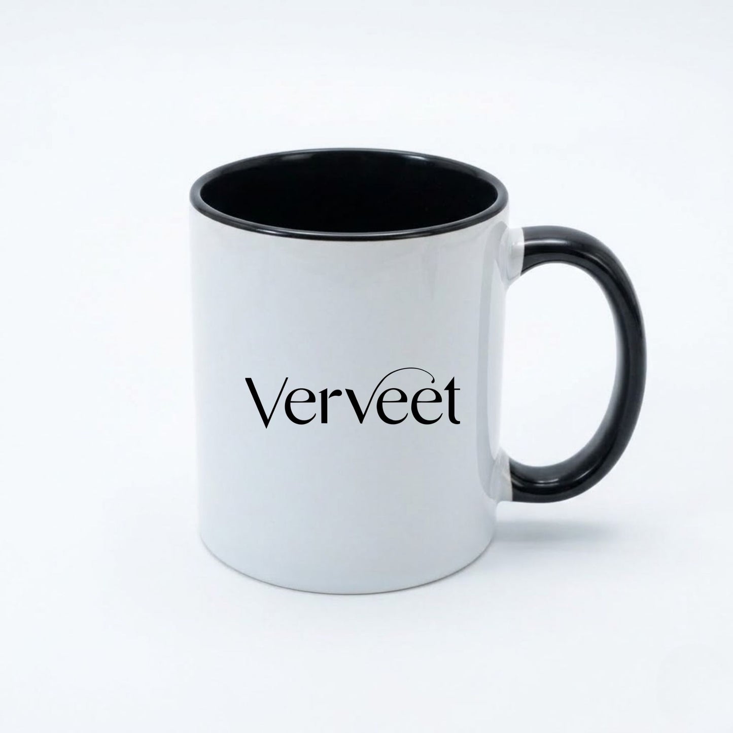 Verveet personalized ceramic mug with custom logo printing – promotional coffee mug for corporate branding, office use, and business gifts.