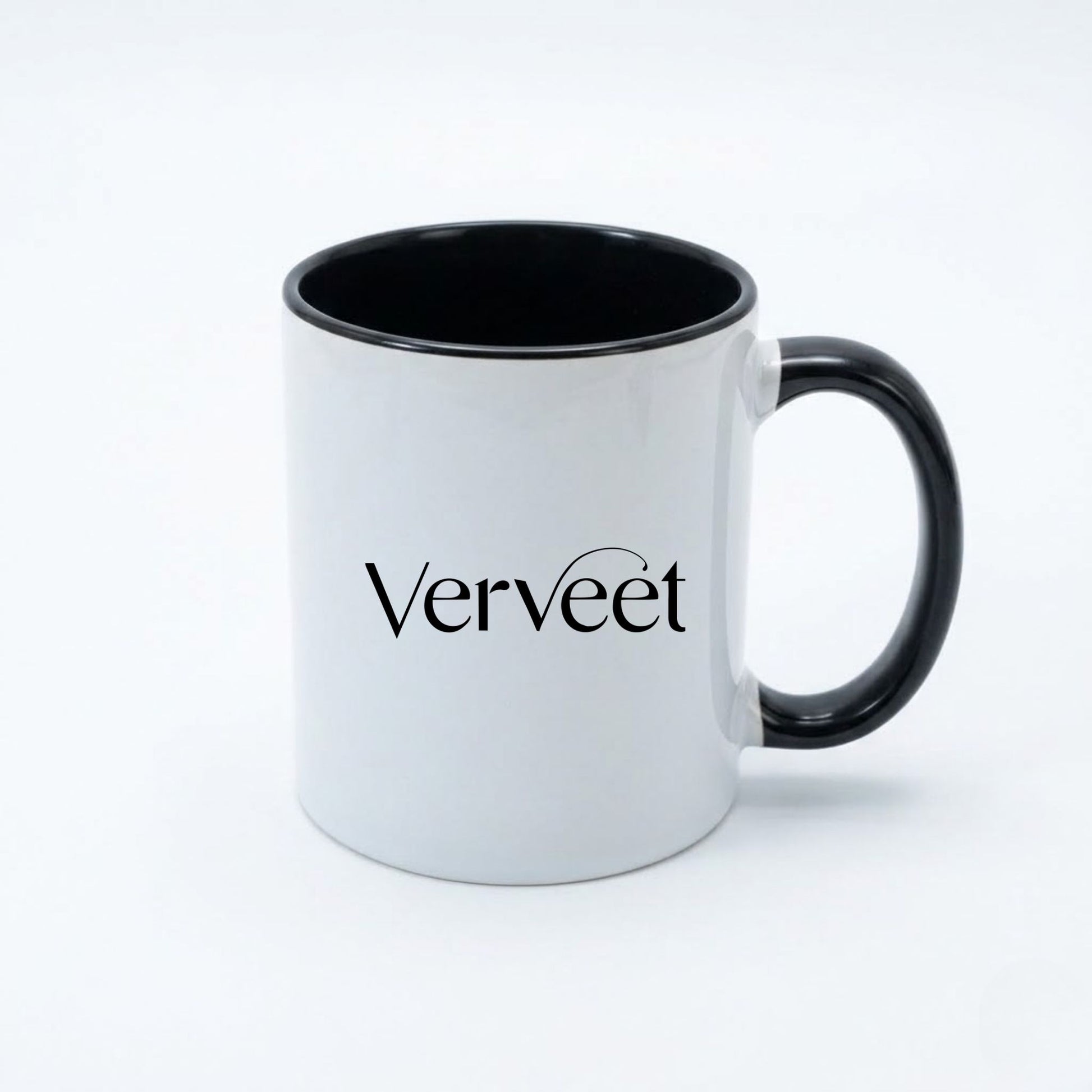 Verveet personalized ceramic mug with custom logo printing – promotional coffee mug for corporate branding, office use, and business gifts.