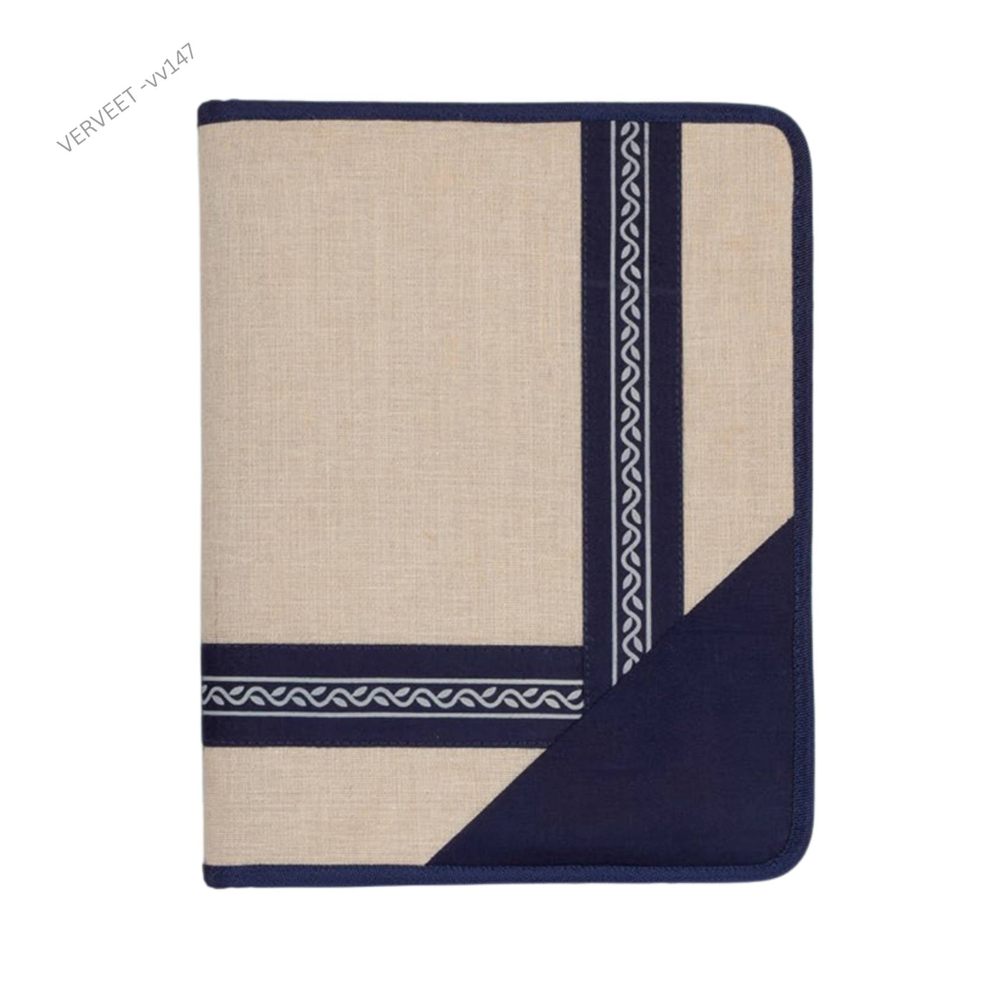 Verveet VV147 corporate gifting file folder, fabric document organizer for office use and professional gifting