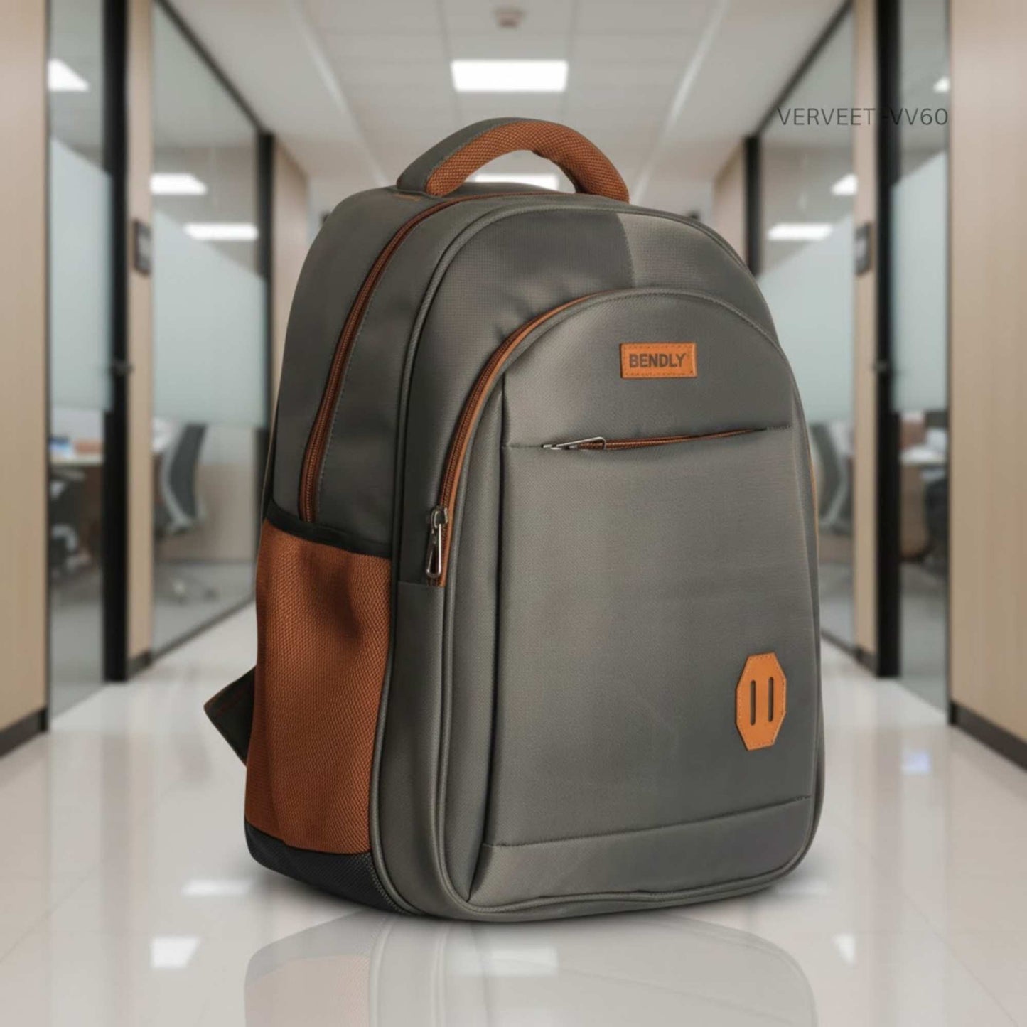 Verveet VV60 Premium Laptop Backpack | Stylish Office & Travel Backpack with Multi Compartments
