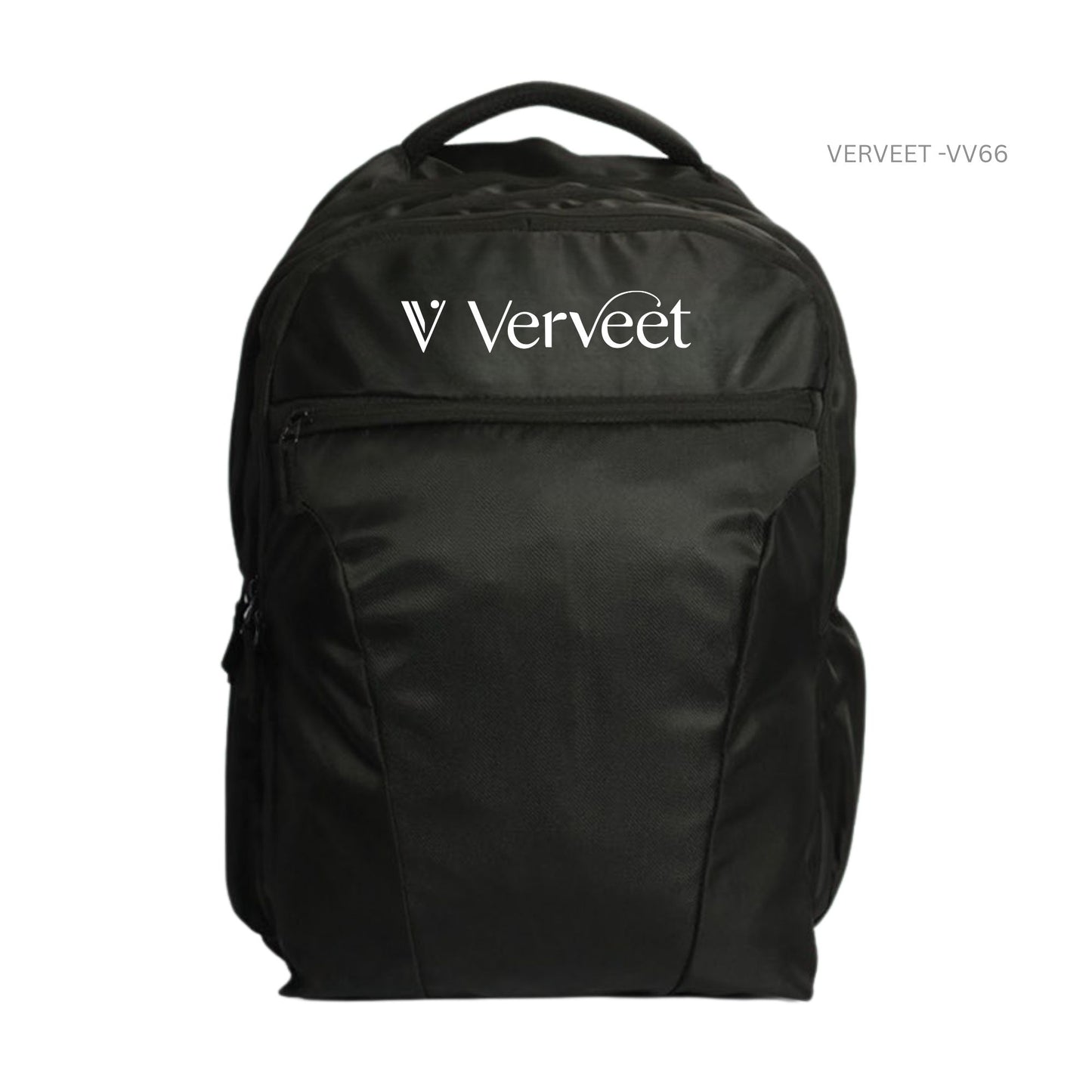 Verveet VV66 Premium Black Laptop Backpack | Office, Business & Corporate Travel Bag