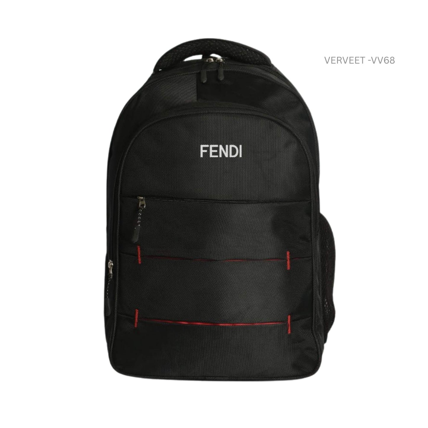 Verveet VV68 Premium Black Laptop Backpack | Multi-Compartment Office & Travel Backpack