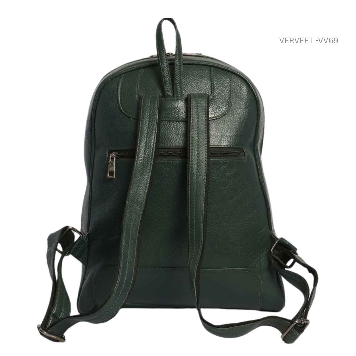 Verveet VV69 Premium Leather-Finish Backpack | Minimalist Office & Travel Backpack