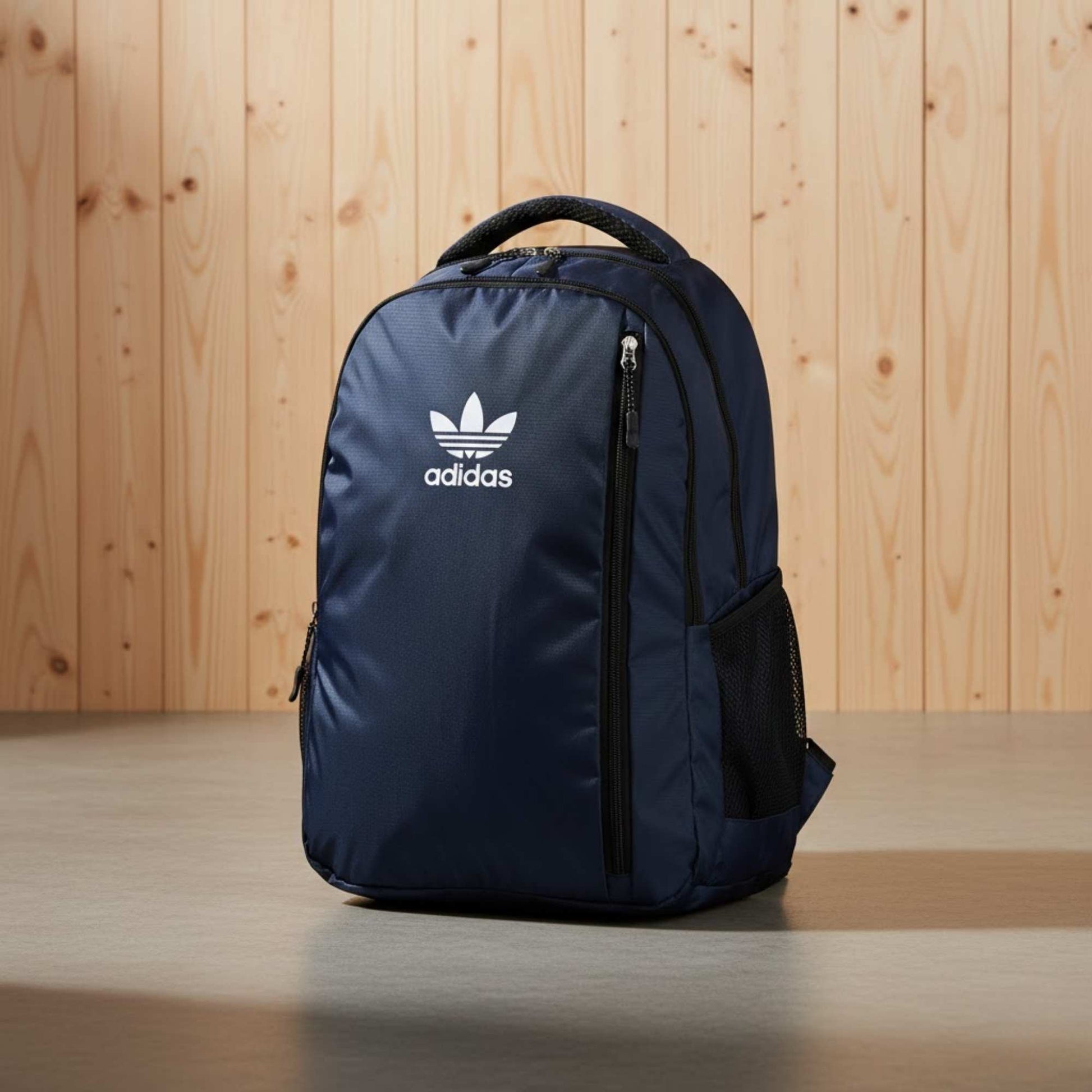 Verveet VV95 navy laptop backpack with padded laptop compartment for office, travel, and daily business use