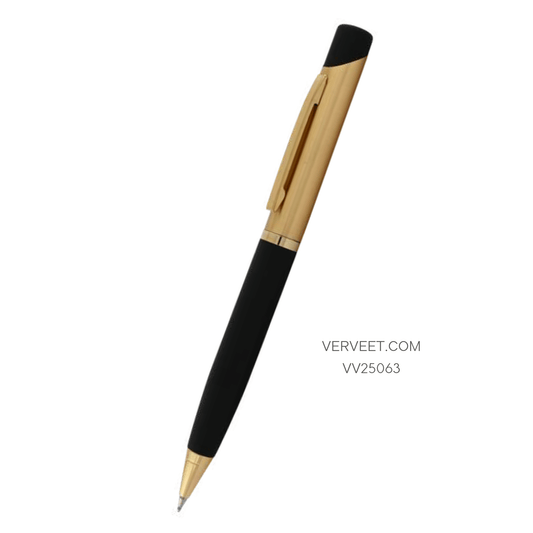 Personalized Metal Ball Pen | Premium Laser Engraved Name/Logo – Executive Black Edition