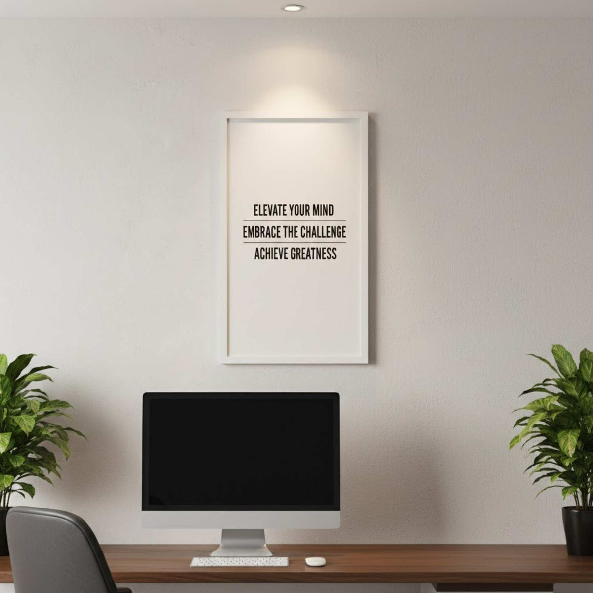 Workspace wall photo frame for displaying certificates, photos, and office achievements